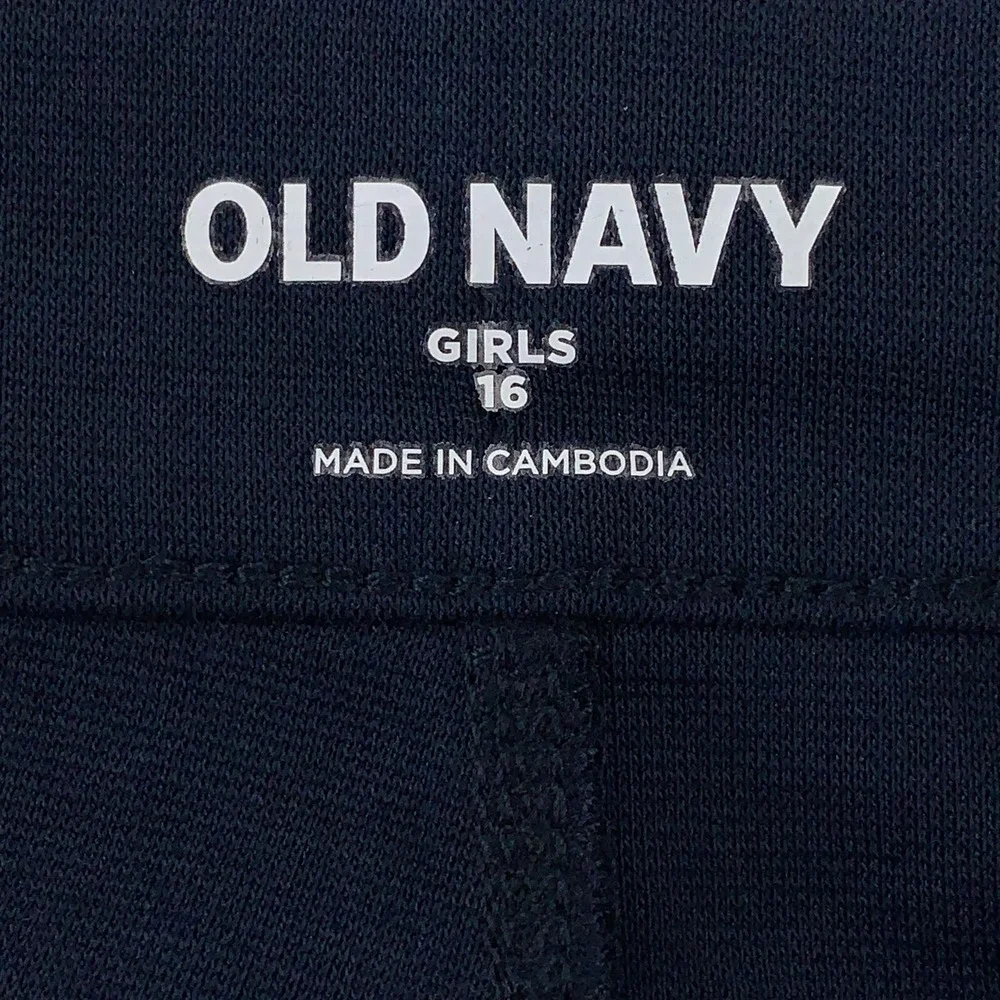 Old Navy Girls Size 16 Ink Blue School Uniform Ponte-Knit Jeggings NWT